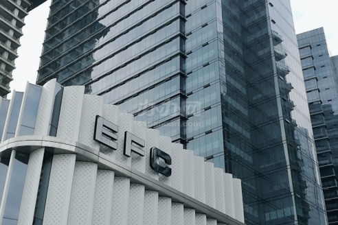 欧美金融城(efc)外立面图